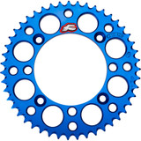 Renthal Rear Sprocket - Blue - 47 Tooth 121U-428-47Gpbu