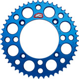 RENTHAL 121U42849GPBU Renthal Rear Sprocket - Suzuki/Yamaha - Blue - 49 Tooth 121U-428-49Gpbu