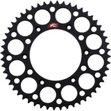 RENTHAL 224U52052GPBK Renthal Sprocket - Black - 52 Tooth 224U-520-52Gpbk