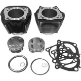 REVOLUTION PERFORMANCE, LLC RP201606W Revolution Performance, Llc Cylinder Kit - 128" - Black With Highlighted Fins - M8 Rp201-606W