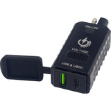 Ridepower Sae To Usb-C/Usb Ports Adapter - Charger - Digital Voltage Indicator Rpsaeusbusbcadp Ridepower Sae To Usb-C/Usb Ports Adapter - Charger - Digital Voltage Indicator Rpsaeusbusbcadp