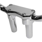 DRAG SPECIALTIES 0602-0588 Drag Specialties Risers - 4" - Buffalo - Top - Chrome