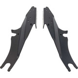 RIVCO PRODUCTS IC010BK Rivco Products Trunk Relocation Brackets - Black - Indian Roadmaster Ic010Bk
