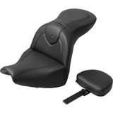 SADDLEMEN 81831187BR Roadsofa Seat - With Backrest - Black Stitch - Fxbr/S '18-'20 818-31-187Br