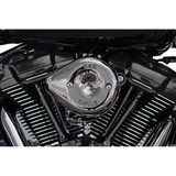 S&S CYCLE 1700780 S&S Cycle Stealth Mini Teardrop Air Cleaner Cover - M8 - Lava Chrome 170-0780