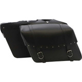 SADDLEMEN X02103042 Saddlemen Highwayman Rivet Slant-Style Saddlebags - Jumbo X021-03-042