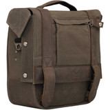 BURLY BRAND B151000D Burly Brand Detachable Saddlebag - Dark Oak B15-1000D