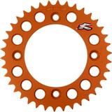 RENTHAL 49141538POR Renthal Rear Sprocket - Orange - 38 Tooth 491--415-38P-Or