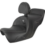 Saddlemen Heated Roadsofa Seat - Carbon Fiber - Includes Backrest - Black H88-07-185Brhct
