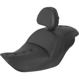 Saddlemen Roadsofa Pillow Top Seat - With Backrest - Black H23-20-181Br
