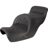 Saddlemen Roadsofa Seat - Without Backrest - Full Lattice Stitch - Black - Heated - Gl1500 '88-'00 H88-07-182Hct