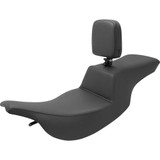 SADDLEMEN 89707194BR Saddlemen Tour Step-Up Seat - Rider Backrest - Plain - Fl '97-'07 897-07-194Br