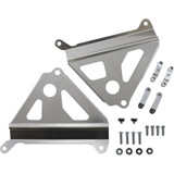 Works Connection Radiator Brace Set - Silver - Yamaha 18-268