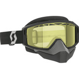 Scott Primal Snow Cross Goggle - Black/White - Dual Lens - Yellow 278606-1007029