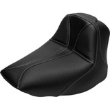 Saddlemen Dominator Solo Seat - W/O Backrest - Black W/ Gray Stitching - Flstc/N '06-'17 806-15-0042