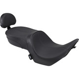 Drag Specialties Low-Profile Touring Seat - Black - Passenger Backrest - Victory Hammer '05-'17