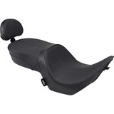 DRAG SPECIALTIES 0810-1585 Drag Specialties Low-Profile Touring Seat - Black - Passenger Backrest - Victory Hammer '05-'17