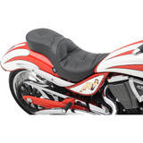 Drag Specialties Low Profile Seat - Driver'S Backrest - Pillow - Jackpot