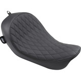Drag Specialties Low Solo Seat - Diamond Stitch - Fxd/Fld '06-'17