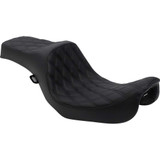 DRAG SPECIALTIES 0803-0602 Drag Specialties Predator Iii Seat - Double Diamond - Black Stitching - Fxd/Fld '06-'17