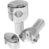 LA CHOPPERS LA740203 La Choppers Risers - Smooth - 3" - Chrome La-7402-03