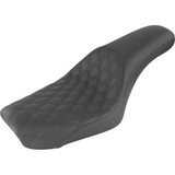 Saddlemen Profiler Seat - Front Lattice/Rear Smooth - Black - Fxdwg '04-'05 804-05-149