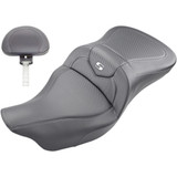 Saddlemen Extended Reach Roadsofa Seat - Carbon Fiber - Backrest - '08-'23 Fl 808-07B-186Br