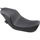 Drag Specialties 3/4 Solo Seat - Low - Basketweave - Fxd/Fld '06-'17