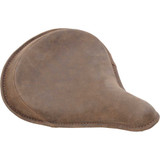 DRAG SPECIALTIES 0806-0050 Drag Specialties Seat - Spring Solo - Large - Distressed Brown Leather/Perimeter Stitch