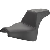 Saddlemen Step-Up Seat - Rear Lattice Stitch - Black - Fxfb 818-28-173