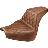 Saddlemen Step-Up Seat - Front Lattice Stitch - Brown - Fxbr/S '18-'20 818-31-172Br