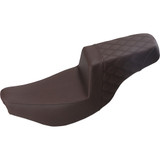 Saddlemen Step-Up Seat - Front Smooth/Rear Lattice Stitch - Brown - Indian I14-07-173Br