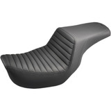 Saddlemen Step-Up Seat - Front Tuck-N-Roll - Black - Dyna 804-04-171