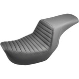SADDLEMEN 80604171 Saddlemen Step-Up Seat - Front Tuck-N-Roll - Black - Dyna 806-04-171