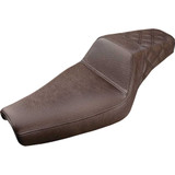 SADDLEMEN 80711173BR Saddlemen Step-Up Seat - Rear Lattice Stitch - Brown - Xl 807-11-173Br