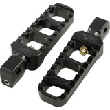 Serrated Footpegs - Black - Narrow 08-61-8B
