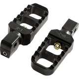 Serrated Stubby Footpegs - Black - Indian 08-642-8B