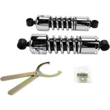 PROGRESSIVE SUSPENSION 4124037C Progressive Suspension 412 Series Shock - 11" - Standard - Chrome - Dyna 412-4037C