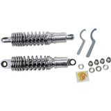DRAG SPECIALTIES SHOCKS 1310-1827 Drag Specialties Shocks Premium Ride-Height Adjustable Shocks - Chrome - Standard - 11.5"