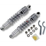 Drag Specialties Shocks Premium Ride-Height Adjustable Shocks - Chrome - Standard - 13.5"