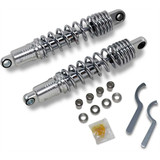 DRAG SPECIALTIES SHOCKS 1310-1841 Drag Specialties Shocks Premium Ride-Height Adjustable Shocks - Chrome - Heavy Duty - 13.5"
