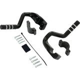 Show Chrome Adjustable Highway Peg - Satin Black With Contrast Cut - Can-Am 41-422