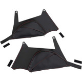 SHOW CHROME H40401CRED Show Chrome Dual Side Tank Pouch - Ballistic W/ Red Stitch - Ryker H40-401Cred