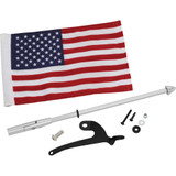 SHOW CHROME 41203R Show Chrome Folding Flag Pole - Right - Chrome - Can-Am Rt 41-203R