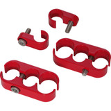 SHOW CHROME 44101RED Show Chrome Hose Clamp Set - Slingshot 44-101Red