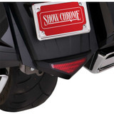 SHOW CHROME 52972BK Show Chrome Lower Trim Light - Rear Fender - Black - Gl1800 52-972Bk