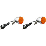 CUSTOM DYNAMICS PBUNVTSAC Custom Dynamics Probeam Universal Turn Signals - Chrome/Amber Pb-Unv-Ts-A-C