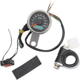 Drag Specialties Programmable Mini Electronic Speedometer With Odometer/Tripmeter - 1.87" - Polished