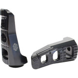 GILLES TOOLING RGK350UF20B Sport Footpegs - Driver - Black Rgk-350-Uf20-B