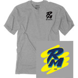 FACTORY EFFEX 2887412 Suzuki Retro Rm T-Shirt - Heather Gray - Medium 28-87412